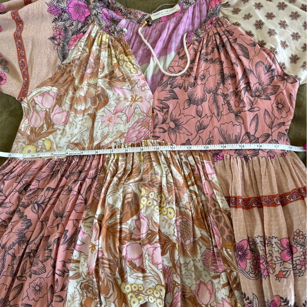 Spell Renew Patchwork Gown - Petite - image 5